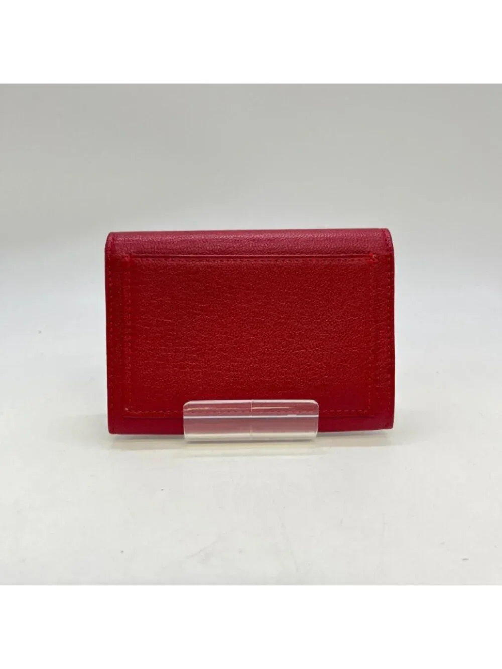 Chanel Card Case Leather Red Included